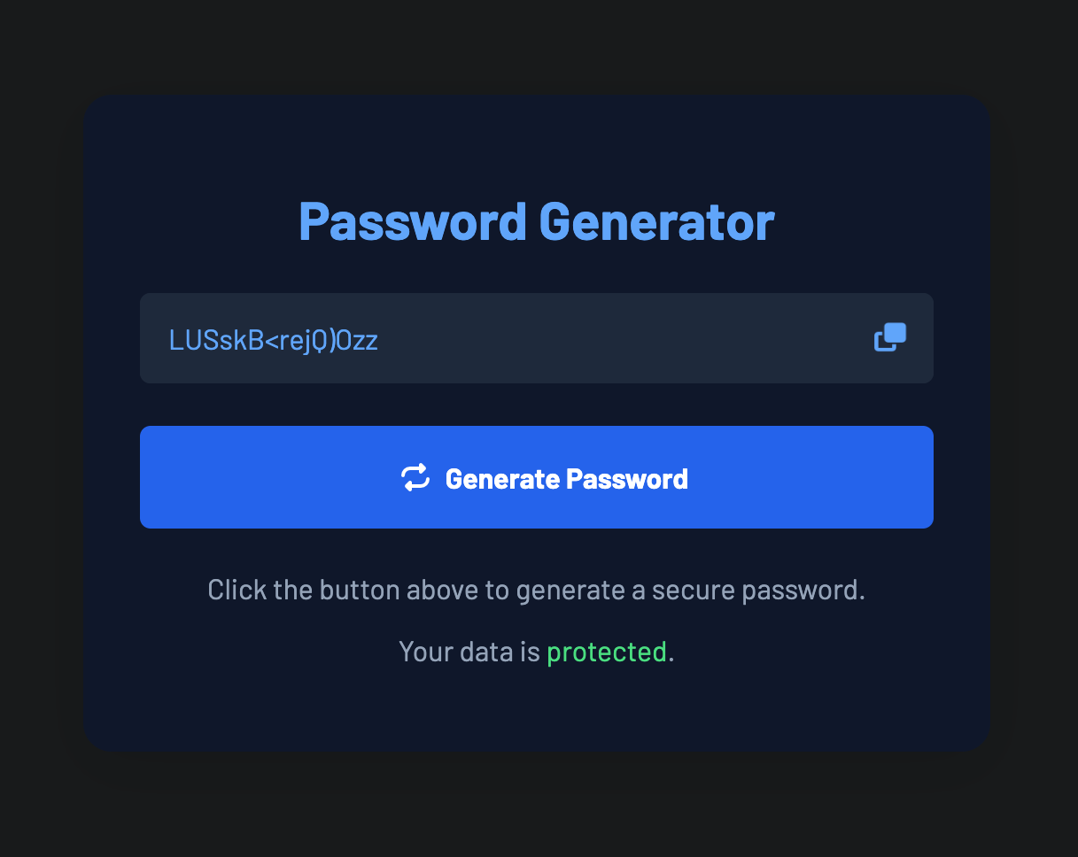 Password Generator